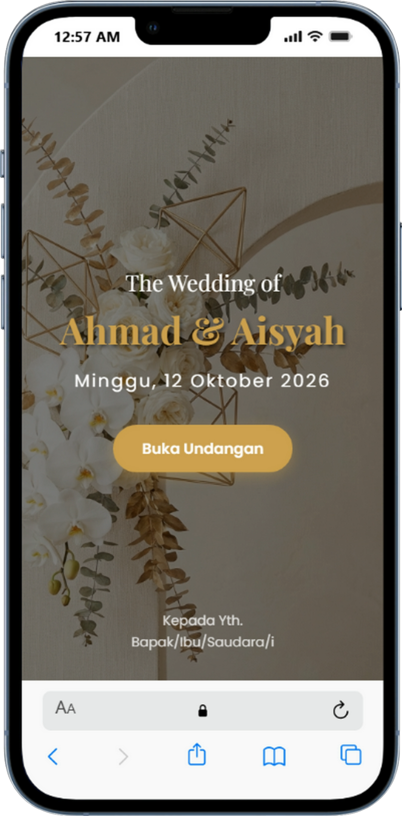 Elegant White & Gold Preview